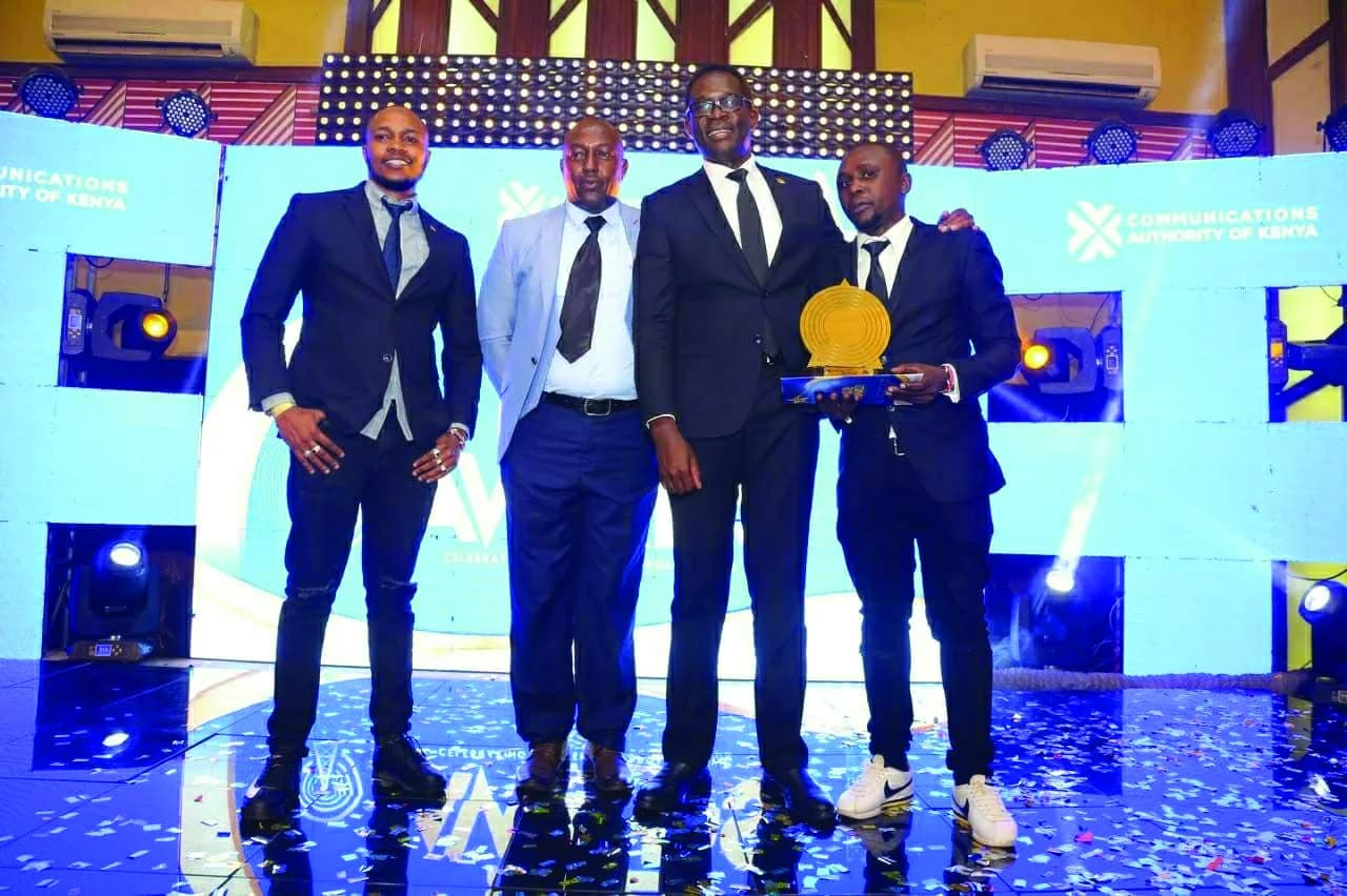 Bus Radio representatives at the KUZA Awards
